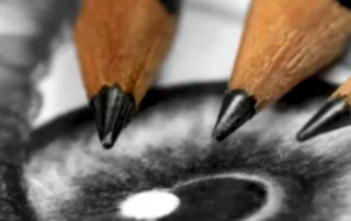 Resim GSL_Post Karakalem ile çizilmiş göz resmi