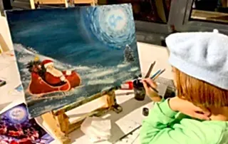 Resim Dersi Noel Baba